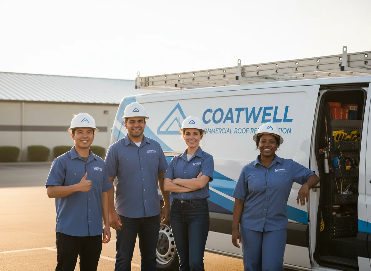 Commercial roof coating company in Bellevue, OH