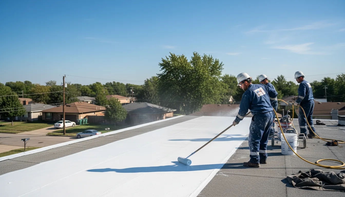 Commercial roof coating in Bellevue, OH near me